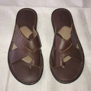 BORN BOC KALBA WOMEN'S BROWN SLIDES SANDAL